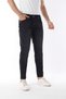 Men's Slim Fit Jeans Pants Black - 3