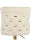 Cream Velvet Bar Stool with Gold Base - Adjustable Height, Modern Swivel Counter Chair - 8