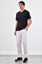 Men's Slim Fit V-Neck Black T-Shirt - 4