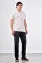Men's Slim Fit Polo Collar White T-Shirt - 2