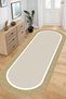 Digital Non-Slip Washable Jute Sisal Look Oval Living Room Carpet Kitchen Carpet Runner