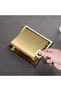 DEOKXZ 6 Inch Brushed Golden Square Shower Drain - 6