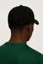 Uwa Black Men's Basic Flat Form Hat Cap - 4