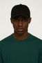 Uwa Black Men's Basic Flat Form Hat Cap - 2