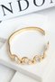 Women's Steel Bracelet U Wave Handcuff Bracelet - 5