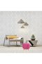 FFD Round Small Footrest Ottoman Pouffe Chair - Change Shoe Stool, Feet Rest, Fabric Padded Seat - 2