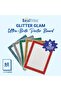 Ultra Brite Glitter Glam Poster Boards, Assorted Gold, Silver, Blue, Red, and Green Gli - 2