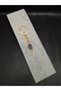 Gold Color Stone Z Letter Purple Amethyst Stone Keychain Charm - 3