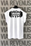 Iron Gym Back Printed Zero Sleeve Crew Neck Sports Tshirt