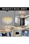 Luxury Crystal Chandelier – Modern Gold Branch Pendant Light - 4
