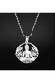 Yiwu Stainless Steel Tree of Life Necklace for Women/Men – Meditation & Yoga Necklace |   Minimalist Spiritual Jewelry |   Stylish Gift with Durable Chain - 3