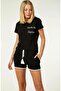Black Regular Fit Lace Women's Shorts