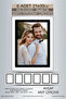 6 قطع إطار 21x30 - إطار أبيض مع شريط أسود - إطار A4 - إطار دبلوم مع PVC