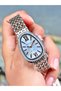 Women's Wristwatch Stone Model Steel Cord Waterproof Bracelet Design Watch with Gift