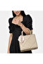 Women's Quare25 Medium Satchel (Beige) - 2