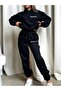 Unisex Men's Women's Brooklyn Printed Oversize 3 Thread Hooded Tracksuit Set