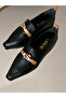 Inner Outer Genuine Leather Buckle Loafer Ballet (Wide Fit) - 3