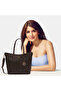 Women's Monoprint Hailon Tote (Brown) - 5