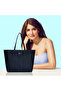 Malgana Women's Large Tote Handbag (Navy) - 5