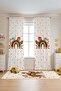 Native American Safari and Rainbow Patterned Children's Baby Room Background Curtain (Single Wing Pricing) - 3
