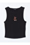 Xside Crew Neck Embroidered Women's Crop Top (S5) - 5