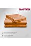 Extra Deep Fitted Elastic Bedsheet Set With Pillow Covers (Peach, Double (120x200+30CM)) - 7