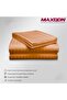 Extra Deep Fitted Elastic Bedsheet Set With Pillow Covers (Peach, Double (120x200+30CM)) - 6