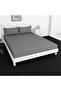 Extra Deep Fitted Elastic Bedsheet Set With Pillow Covers (Grey, Single (90x190+30CM)) - 2