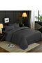 6-Piece Duvet Cover Set – Includes 1 Duvet Cover, 1 Fitted Sheet, 4 Pillowcases (Grey, Queen) - 4