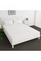 Extra Deep Fitted Elastic Bedsheet Set With Pillow Covers (White, Single (90x190+30CM))