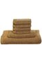 6-Pieces Towel Set - 100% Cotton 600 GSM, 1xBath Towel(70x140cm), 1xHand Towel(45x75cm), 4xFa