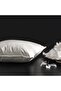 Feather Bed Pillow: Luxurious Comfort with Goose Feather and 100% Cotton Fabric, (White, Size - 2