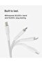 URBANNX Fast Charge braided USB C to fast charger cable, USB type C charger cable fast charging. - 4