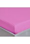 Extra Deep Fitted Elastic Bedsheet Set With Pillow Covers (Pink, Single (90x190+30CM)) - 7