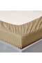 Extra Deep Fitted Elastic Bedsheet Set With Pillow Covers (Beige, Double (120x200+30CM)) - 6