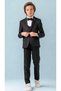 Boys' Tuxedo Suit – 5-Piece Set with Jacket, Trousers, Vest, Bow Tie, and Shirt