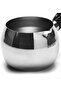 Stainless Steel Circle Shape Milk Pot 800ml with Ergonomic Handle Durable, ompatible with All Stovetops - 3