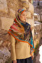 Sunrise Carnival Pattern Shawl - Orange - 4