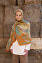 Sunrise Dream Pattern Shawl - Orange - 2