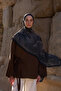 Sunrise Dream Pattern Shawl - Black - 3