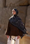 Sunrise Dream Pattern Shawl - Black - 2