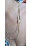 Triangle Italian Gold Necklace 50 cm - 3