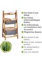 Shelf With Two Baskets, Bamboo, Household And Kitchen Storage, Space Saving Solution, - 6