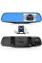 1080P Mirror Dash Cam, Night Vision, Touchscreen, Front/Rear View, 170° Angle, Parking Assist - 4