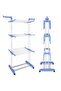 3 Tiers Garment Rack Cloth Dryer Multi Purpose Cloth Drying Stand - 5