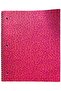 Spiral Notebook, College Ruled - Pink Lip