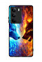 غطاء حماية لهاتف Realme C75 4G بتصميم ذئب الماء والنار