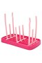 Cooper Foldable Feeding Bottle Drying Rack with 9 Branches - pink - 7