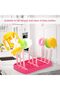 Cooper Foldable Feeding Bottle Drying Rack with 9 Branches - pink - 6