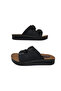 Adjustable Orthopedic Women's Slippers Black Color Ultra Soft Sole